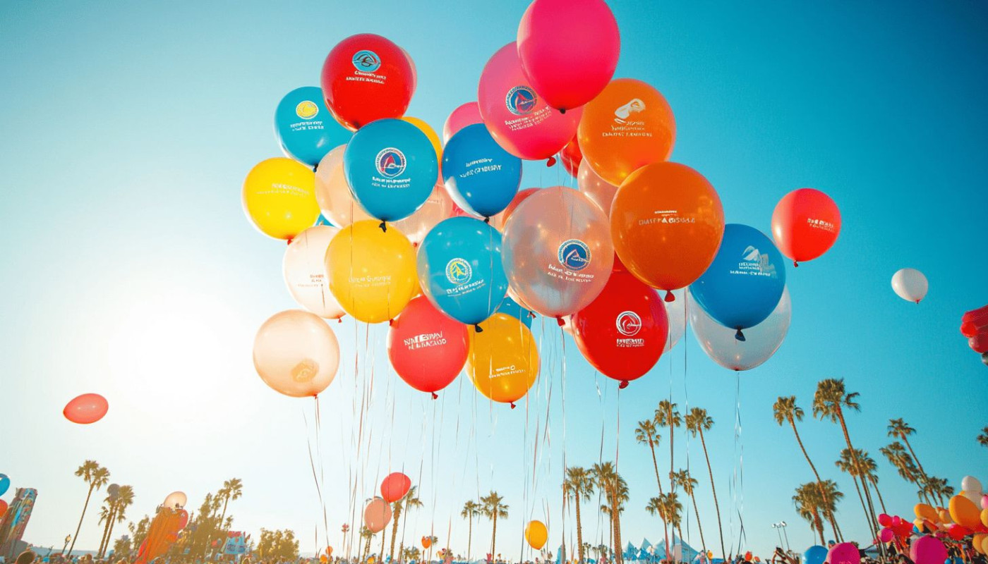 Maximiser la visibilité lors d'événements avec des ballons à hélium personnalisables